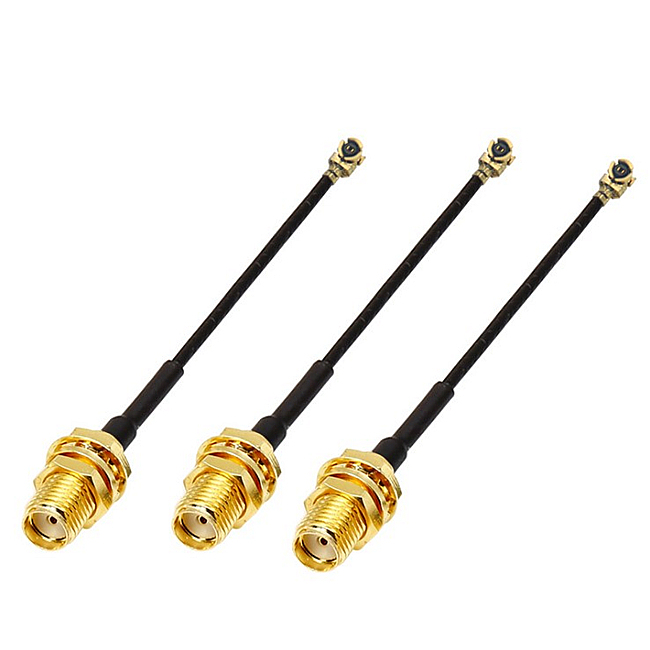 Internal Antenna Cable RF 1.13 Cable SMA Female to Ipex UFL Pigtail Cable Assembly