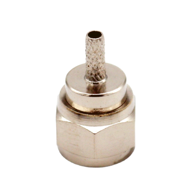 F Male Crimp Type RF Connector for RG174/RG179/RG316/RG58/LMR200 Coaxial Cable