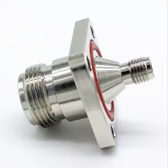 N Female to SMA Female Panel Mount 4 Hole Flange Pcb Connector Adapter