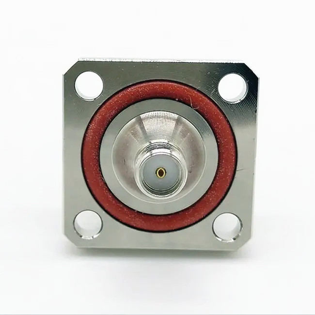 N Female to SMA Female Panel Mount 4 Hole Flange Pcb Connector Adapter