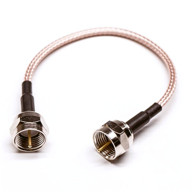 F Male Crimp Type RF Connector for RG174/RG179/RG316/RG58/LMR200 Coaxial Cable
