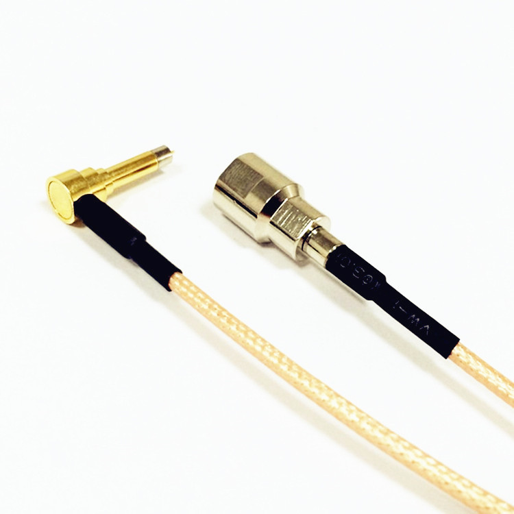 FME Male to MS156 Male 90 Degree Elbow RF Coaxial RG316 Antenna Conversion Cable
