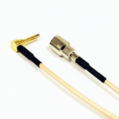 FME Male to MS156 Male 90 Degree Elbow RF Coaxial RG316 Antenna Conversion Cable