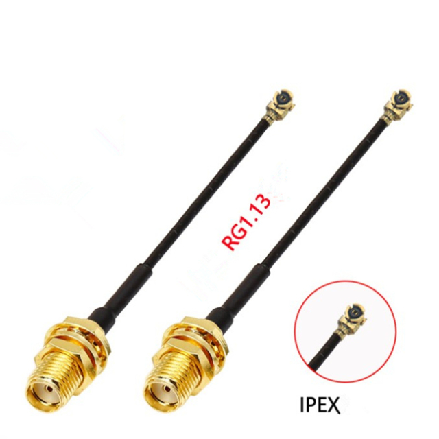 Internal Antenna Cable RF 1.13 Cable SMA Female to Ipex UFL Pigtail Cable Assembly