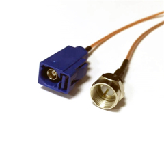 F Male Crimp Type RF Connector for RG174/RG179/RG316/RG58/LMR200 Coaxial Cable
