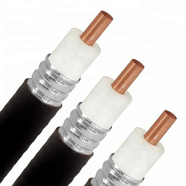 RF Feeder 50Ohm Coaxial Cable Corrugated Aluminium Tube 7/8" Coaxial Cable