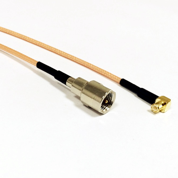 RF Connector MCX Male Plug Right Angle to FME Male RG316 Jump Cable for Wifi Antenna Aerial