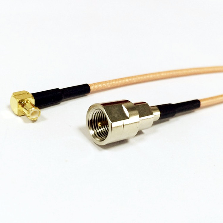 RF Connector MCX Male Plug Right Angle to FME Male RG316 Jump Cable for Wifi Antenna Aerial