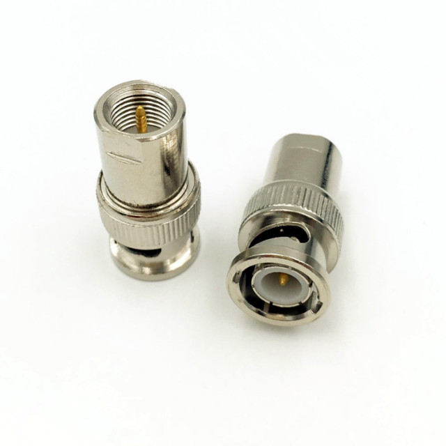 BNC Male to FME Male Coaxial RF Adapter for Ham Radio Wilson Booster WiFi Radio GPS Antenna