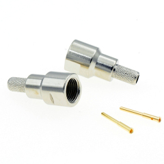 Made in China FME Male Crimp RF Connector for Rg174 Rg316 Rg178 Cable