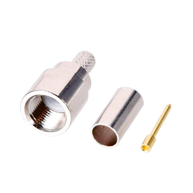 Made in China FME Male Crimp RF Connector for Rg174 Rg316 Rg178 Cable