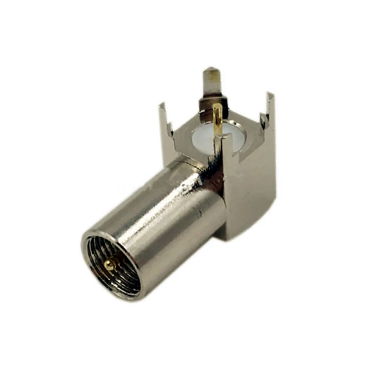 FME Male Right Angle PCB Mount RF Connector for GSM Antenna
