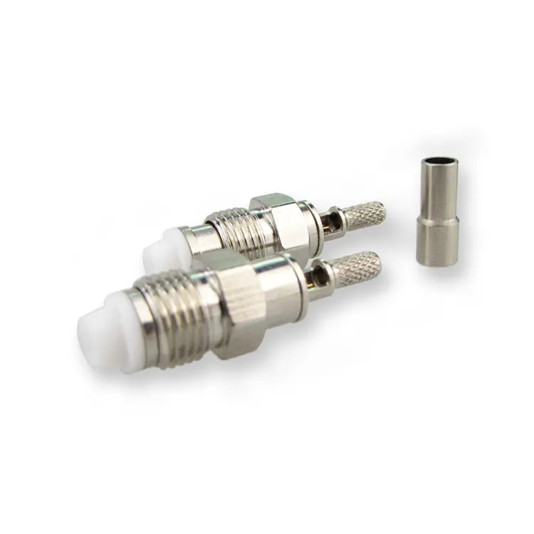FME Female Cable Assembly Connector for RG174 RG316 LMR240 5D-FB Coaxial Cable