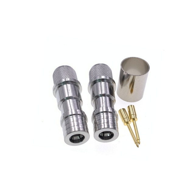 RF Coaxial QMA Male Plug Crimp Connector for RG213 LMR400 RG8 Coaxial Cable