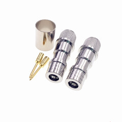 RF Coaxial QMA Male Plug Crimp Connector for RG213 LMR400 RG8 Coaxial Cable