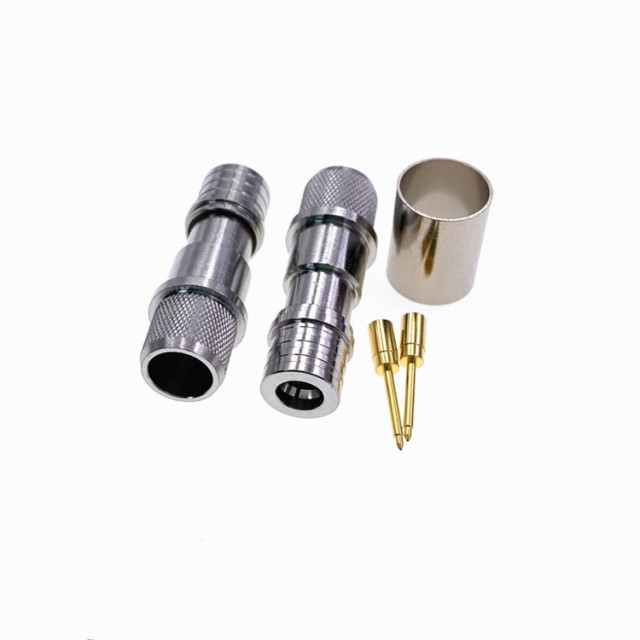 RF Coaxial QMA Male Plug Crimp Connector for RG213 LMR400 RG8 Coaxial Cable