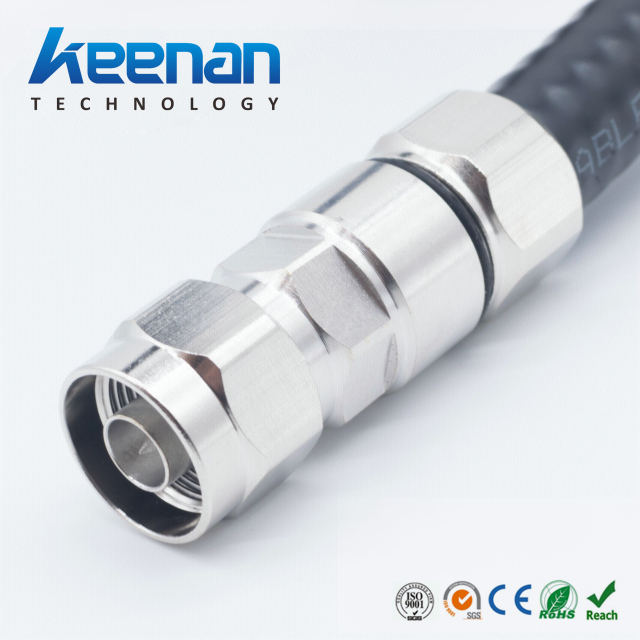 Low Loss 50Ohm Corrugated Tube Cable RF Feeder 1/2" Coaxial Cable
