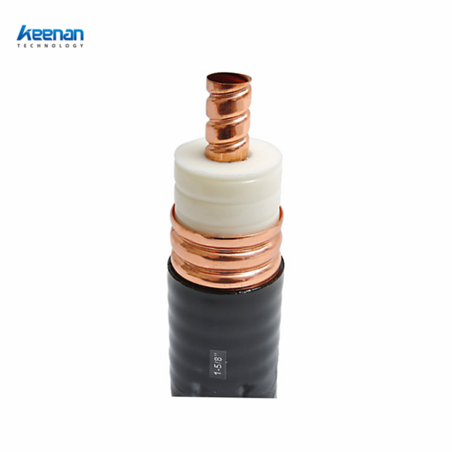 Low Loss 50Ohm RF Feeder Cable 1-5/8" Corrugated 1-5/8" Coaxial Cable