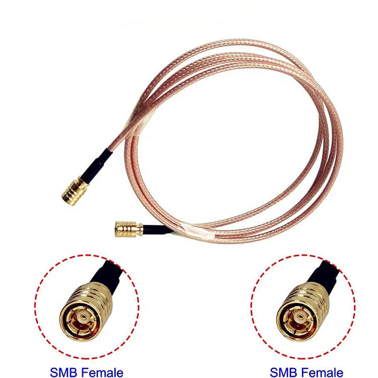 SMB Male to SMB Female Connector RG174 RG178 RG316 Pigtail Coaxial WIFI Wireless Antenna Cable