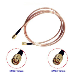 SMB Male to SMB Female Connector RG174 RG178 RG316 Pigtail Coaxial WIFI Wireless Antenna Cable