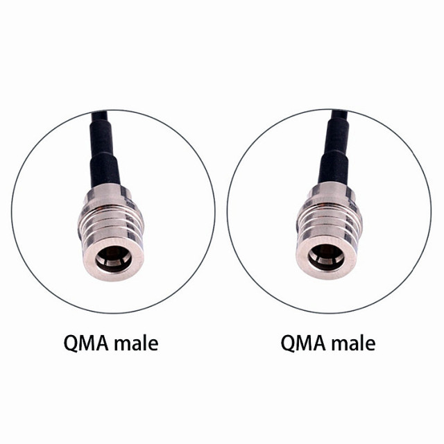 RF Jumper Cable QMA Male to QMA Male Coaxial RG58 RG316 LMR195 LMR240 for GPS Antenna