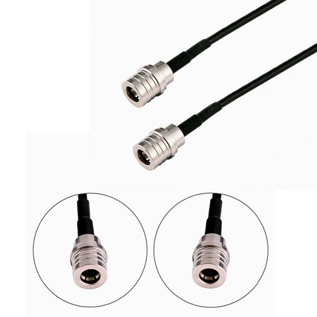 RF Jumper Cable QMA Male to QMA Male Coaxial RG58 RG316 LMR195 LMR240 for GPS Antenna