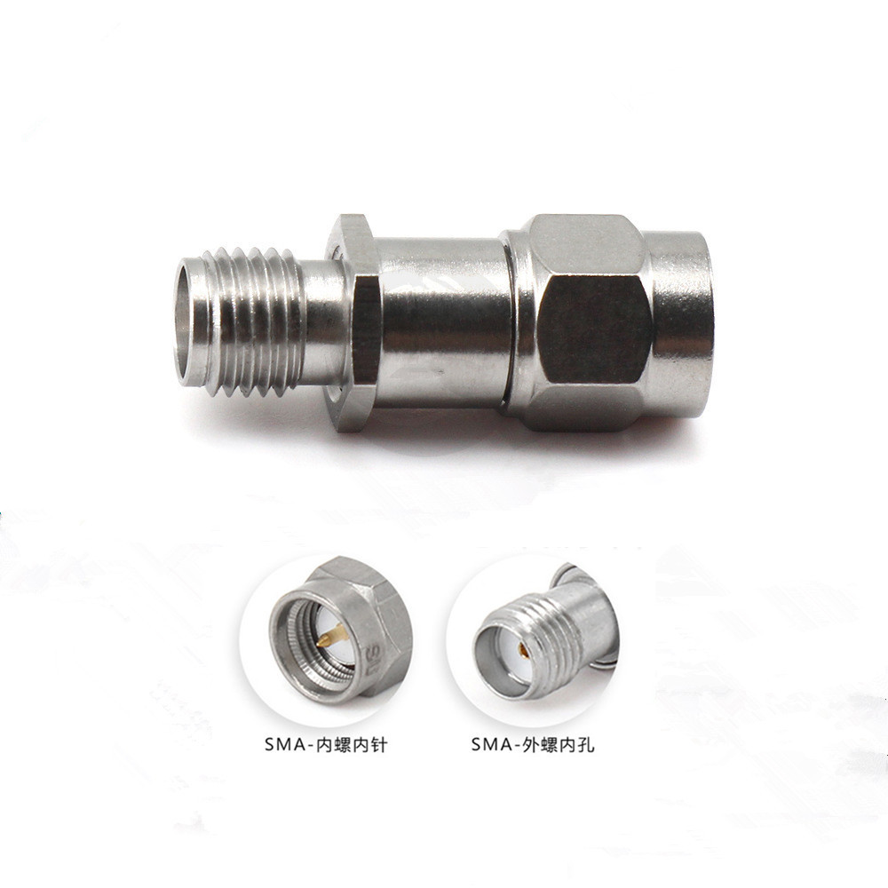 DC-12G Stainless Steel SMA Male to SMA Female 2W RF Fixed Attenuator 1-40db