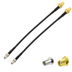 TS9 Male to SMA Female RG174 Coax Cable 150cm for Radio Boards Base Stations PC/LANs GPS Antennas