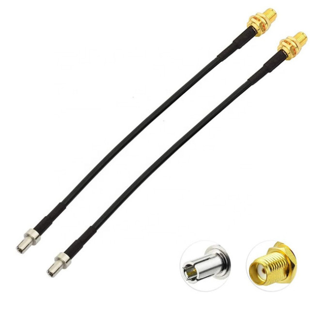 TS9 Male to SMA Female RG174 Coax Cable 150cm for Radio Boards Base Stations PC/LANs GPS Antennas