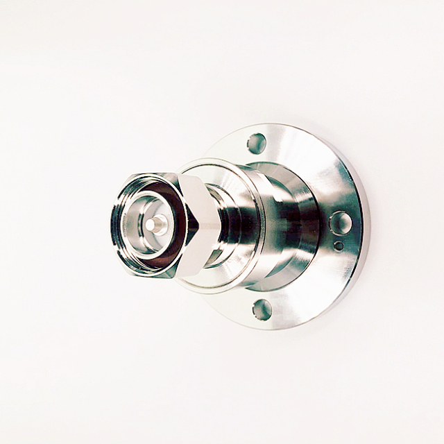 RF Adapter EIA Flange Connector 1-5/8 EIA to 7/16 Din Male Straight Adapter