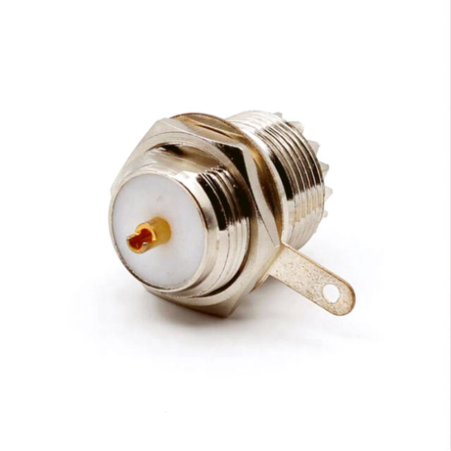 PL259 UHF Female Bulkhead SO239 Solder Panel Chassis Mount RF Connector