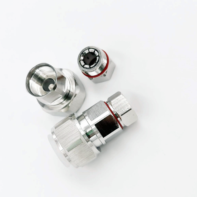 High Quality 4.3-10 MINI DIN Male Coaxial Connector for 1/4" Feeder Cable