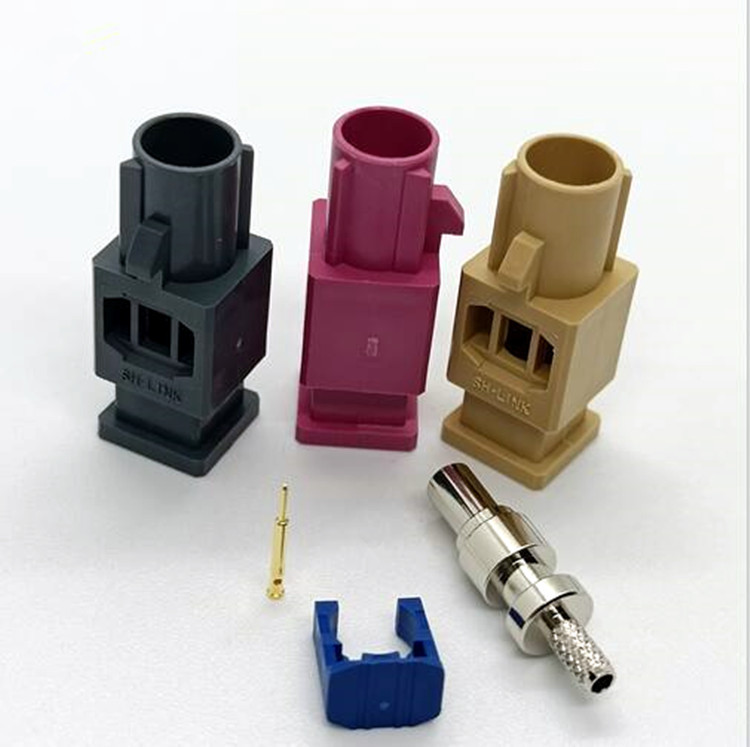 Automotive Male Connector FAKRA A B C D E F G H I K Z For GPS Antenna Car Video TV Radio Camera