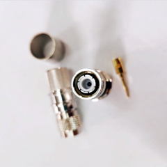 TNC Straight Type Male Crimp RF Connector for LMR600 12D-FB Coaxial Cable