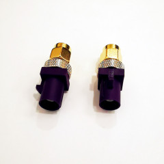 FAKRA D Automotive RF Connector FAKRA Male to SMA Male Test Adapter