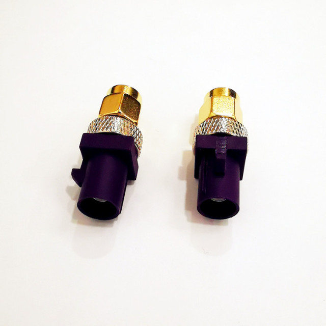 FAKRA D Automotive RF Connector FAKRA Male to SMA Male Test Adapter