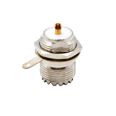 PL259 UHF Female Bulkhead SO239 Solder Panel Chassis Mount RF Connector