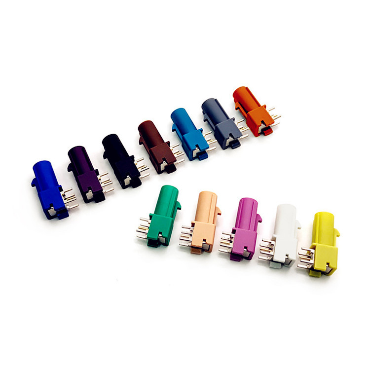 Right Angle FAKRA Z Male GPS Car Antenna PCB Board Connector