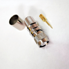 TNC Straight Type Male Crimp RF Connector for LMR600 12D-FB Coaxial Cable