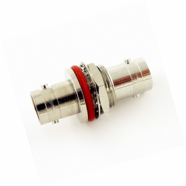75ohm BNC Female to Female Waterproof Bulkhead RF Coaxial Connector Adapter