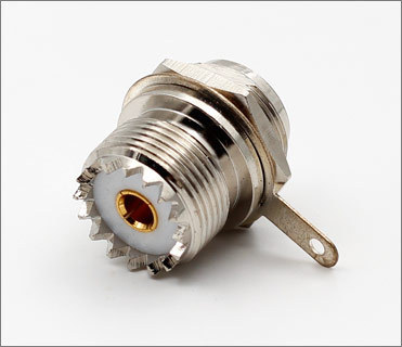 PL259 UHF Female Bulkhead SO239 Solder Panel Chassis Mount RF Connector