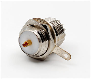 PL259 UHF Female Bulkhead SO239 Solder Panel Chassis Mount RF Connector