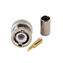 RF Coaxial BNC Male Crimp Connector for RG174 RG178 RG223 RG179 Coaxial Cable