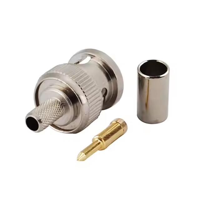RF Coaxial BNC Male Crimp Connector for RG174 RG178 RG223 RG179 Coaxial Cable