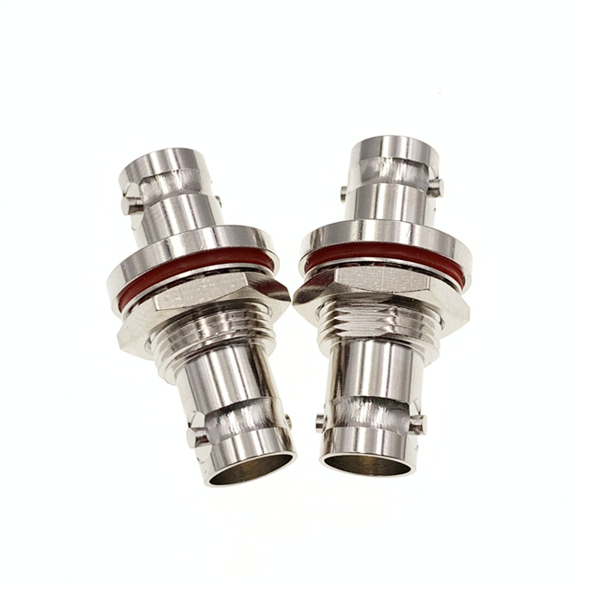 75ohm BNC Female to Female Waterproof Bulkhead RF Coaxial Connector Adapter