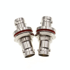 75ohm BNC Female to Female Waterproof Bulkhead RF Coaxial Connector Adapter