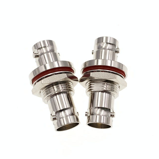75ohm BNC Female to Female Waterproof Bulkhead RF Coaxial Connector Adapter