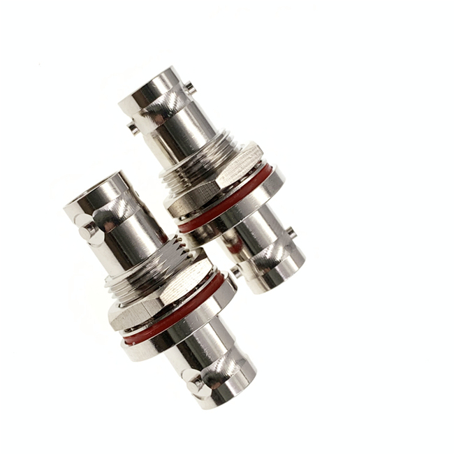 75ohm BNC Female to Female Waterproof Bulkhead RF Coaxial Connector Adapter