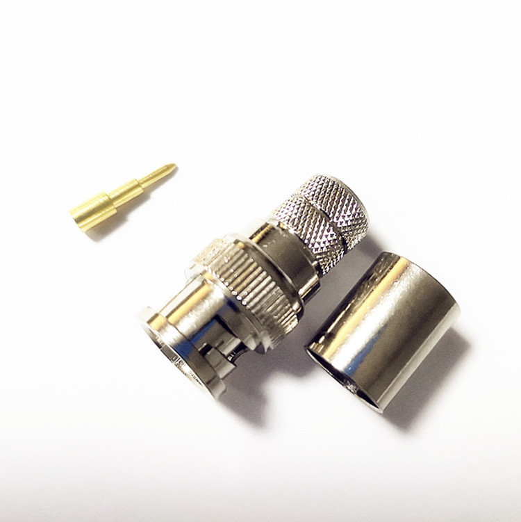 BNC Male Crimp Wireless Antenna Connector for LMR400 RG8 RG213 RG214 8D-FB Coaxial Cable