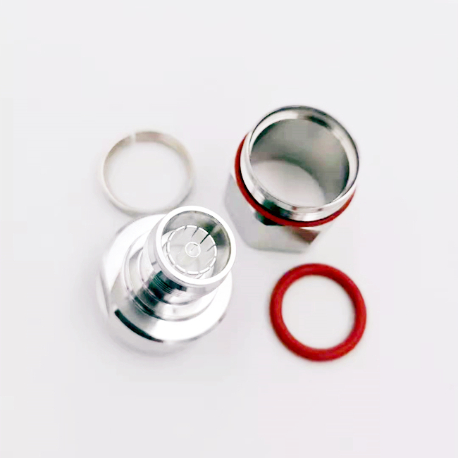 Low Less RF Coaxial 4.3-10 Female Screw Type Clamp Connector for 7/8 Coaxial Cable